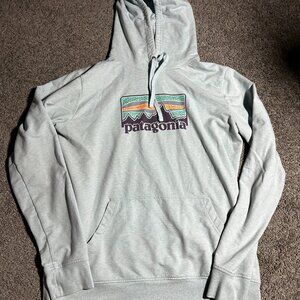 Patagonia Solar Rays Ahnya Hoody Logo Hoodie Size XL Women